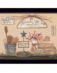 Wash Room 1 Black Framed Print Bathroom Wall Art