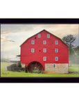 Willow Grove Mill 1 Black Framed Print Wall Art