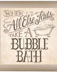When All Else Fails 1 Brown Framed Print Bathroom Wall Art