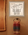When All Else Fails 1 Brown Framed Print Bathroom Wall Art
