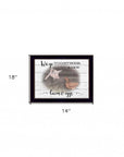 We Go Together 3 Black Framed Print Wall Art