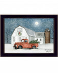 Wintry Weather 1 Black Framed Print Wall Art