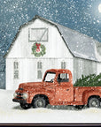 Wintry Weather 1 Black Framed Print Wall Art