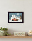 Wintry Weather 1 Black Framed Print Wall Art