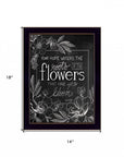 Yet to Bloom 4 Black Framed Print Wall Art