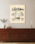 White Russian 1 Black Framed Print Wall Art