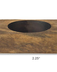 4" Wide Pillar Tabletop Pillar Candle Holder