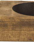 4" Wide Pillar Tabletop Pillar Candle Holder
