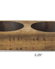 4" Wide Pillar Tabletop Pillar Candle Holder