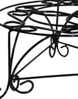 6" Black And Gold Metal Garden Accents Accessories
