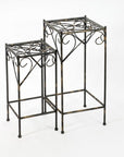 26" Black And Gold Metal Garden Accents Accessories