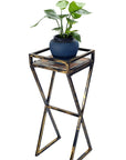 36" Black And Gold Metal Garden Accents Accessories
