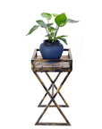 27" Black And Gold Metal Garden Accents Accessories