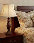 Ivory Monay Shantung Silk Bell Lamp Shade