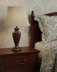 Champagne Pongee Silk Bell Lamp Shade