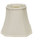 White Monay Shantung Silk Square Lamp Shade