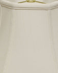 White Monay Shantung Silk Square Lamp Shade