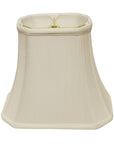 White Monay Shantung Silk Bell Lamp shade