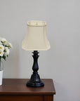 White Monay Shantung Silk Bell Lamp shade