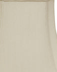 White Monay Shantung Silk Bell Lamp Shade