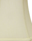 16" Ivory Slanted Rectangle Bell Monay Shantung Lampshade