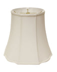 White Monay Shantung Silk Bell Lamp Shade