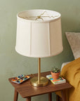 Vanilla Linen Drum Lamp Shade