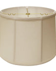 Vanilla Linen Drum Lamp Shade