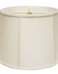 White Linen Drum Lamp Shade
