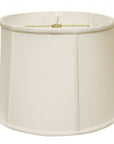 White Linen Drum Lamp Shade