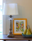White Linen Drum Lamp Shade