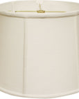 White Linen Drum Lamp Shade