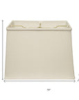 White Linen Lamp Shade