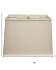 Vanilla Linen Lamp Shade
