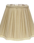 Taupe Shantung Silk Square Lamp Shade
