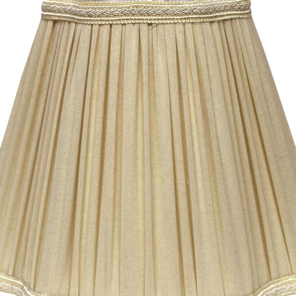 Taupe Shantung Silk Square Lamp Shade