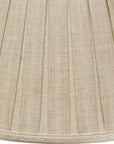 Cream Linen Pleated Empire Lamp Shade