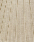 Cream Linen Pleated Empire Lamp Shade