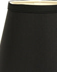 Black Shantung Silk Empire Lamp Shade