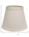 White No Slub Innsbruck Empire Lamp Shade
