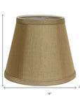 Tan No Slub Innsbruck Empire Lamp Shade