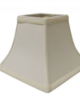 Ivory No Slub Innsbruck Square Lamp Shade