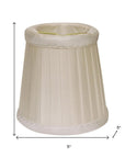 Slate Gray Silk Empire Lamp Shade
