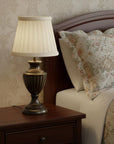 Slate Gray Silk Empire Lamp Shade