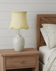 Slate Gray Silk Bell Lamp Shade