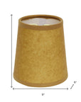 Brown Kraft Paper Empire Lamp Shade
