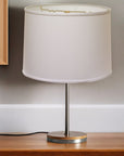 White No Slub Innsbruck Drum Lamp Shade