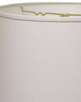 White No Slub Innsbruck Drum Lamp Shade
