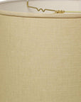 Beige Linen Drum Lamp Shade