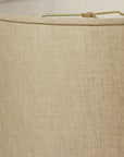 Beige Linen Drum Lamp Shade
